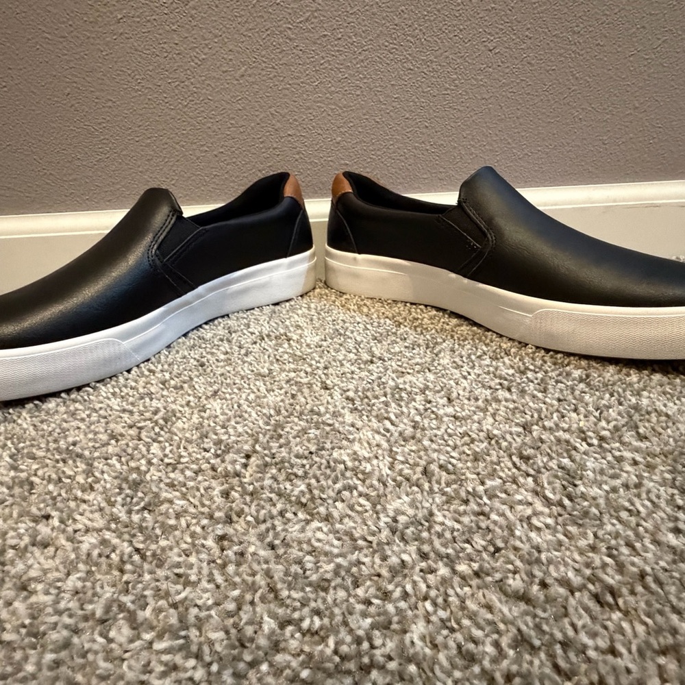 Keds Womens Pursuit Slip-on Black/Cognac Leather - Picture 3 of 6